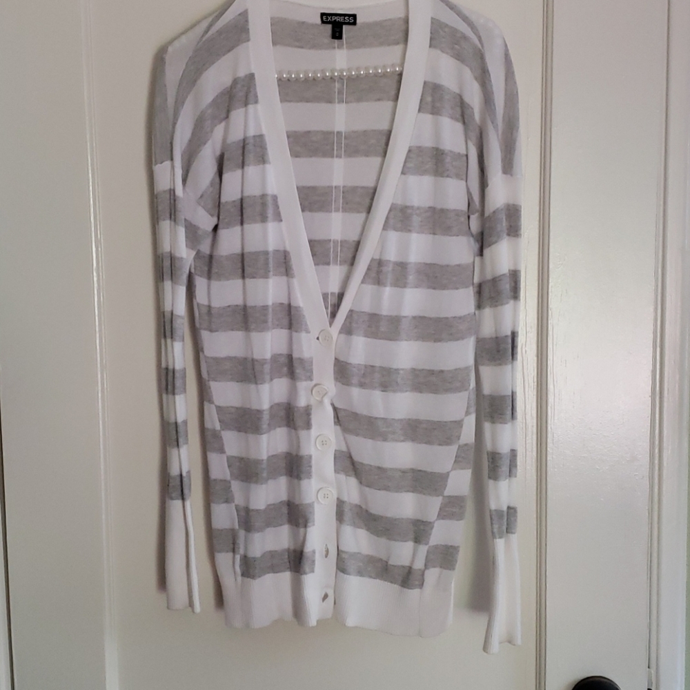 Varsity style cardigan